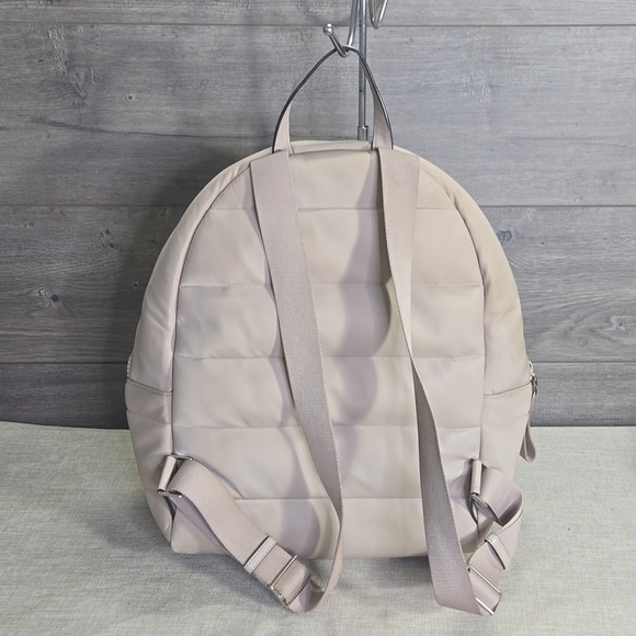 Kate Spade Ella Ksnyl Puffy  Warm Beige Padded Nylon Backpack main image 9